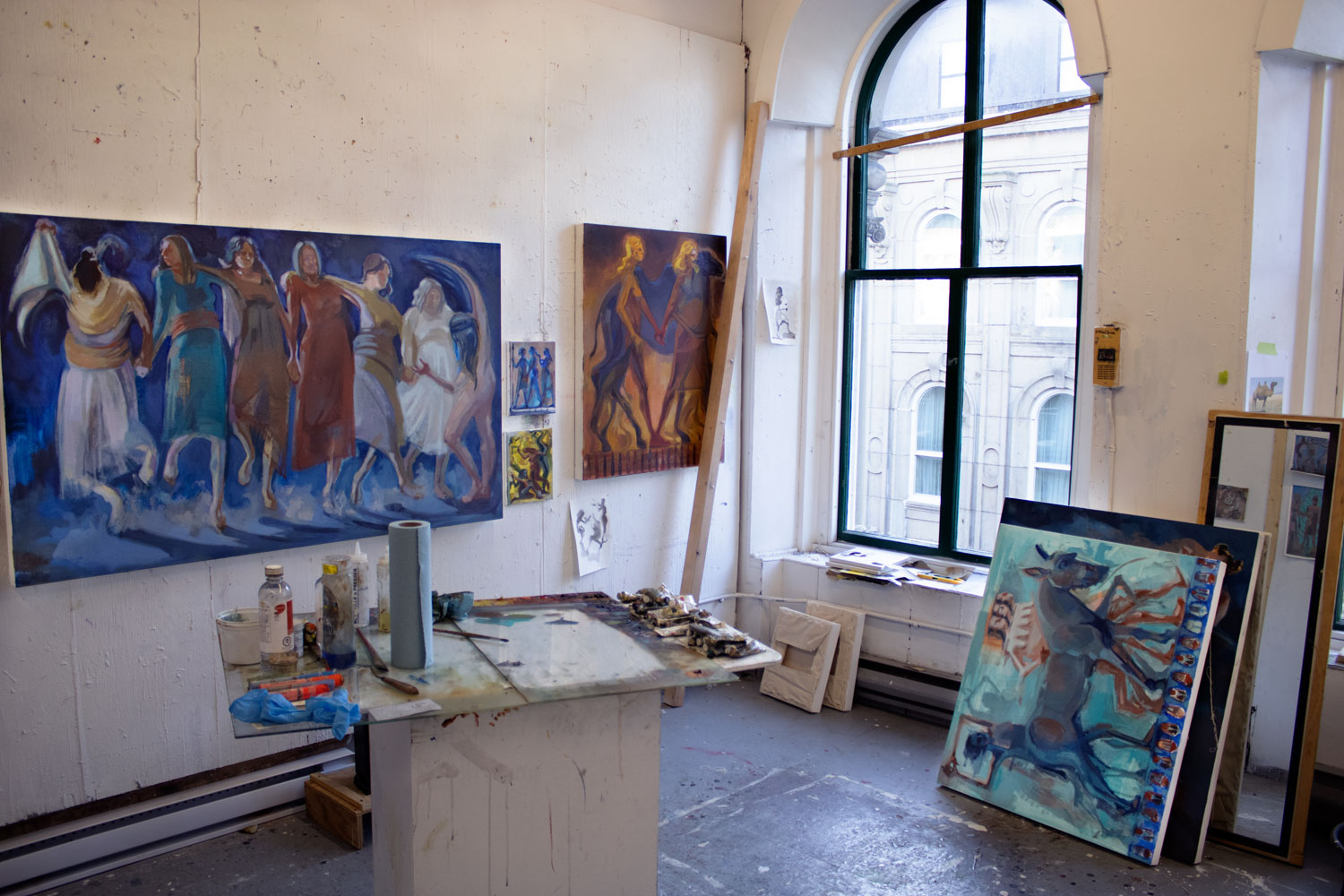 Studio: Shoora Majedian, the 2023 William and Isabel Pope NSCAD Painting Artist-in-Residence