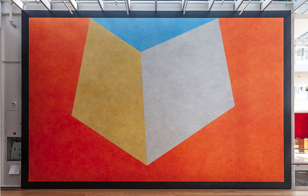 Wall Drawing 552D by Sol LeWitt in the Morgan Library, New York City.
