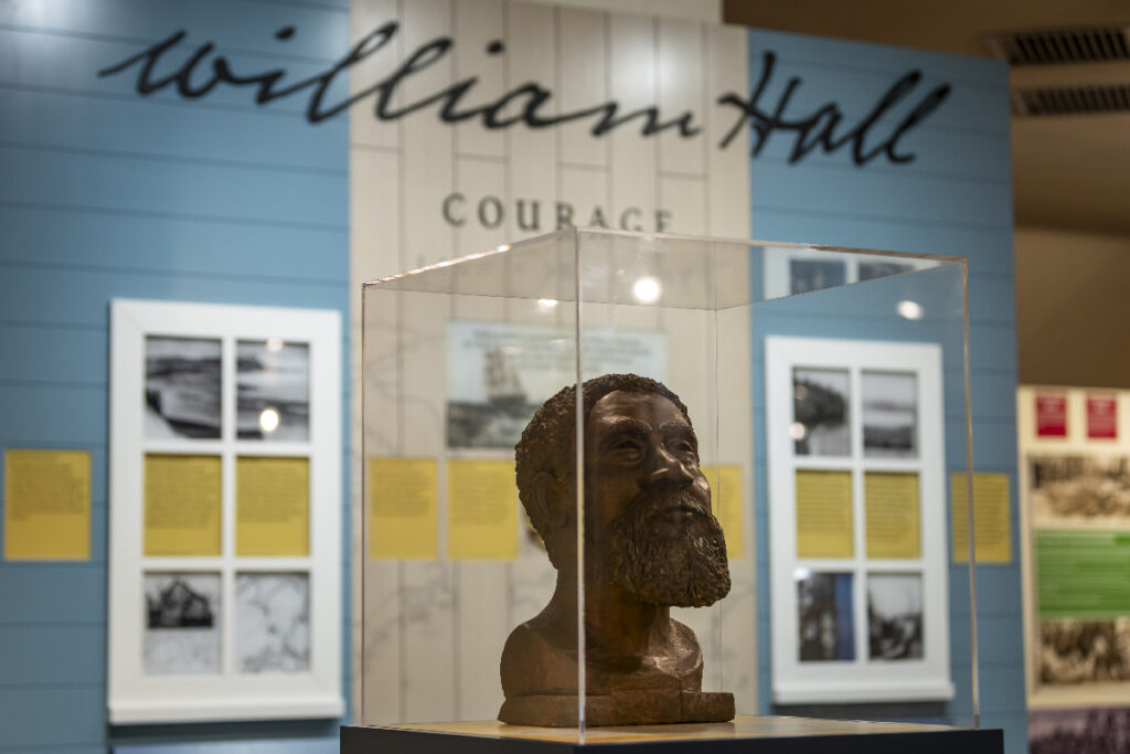 Willliam Hall exhibit at the Black Cultural Centre. Photo by Scotty Sherrin.