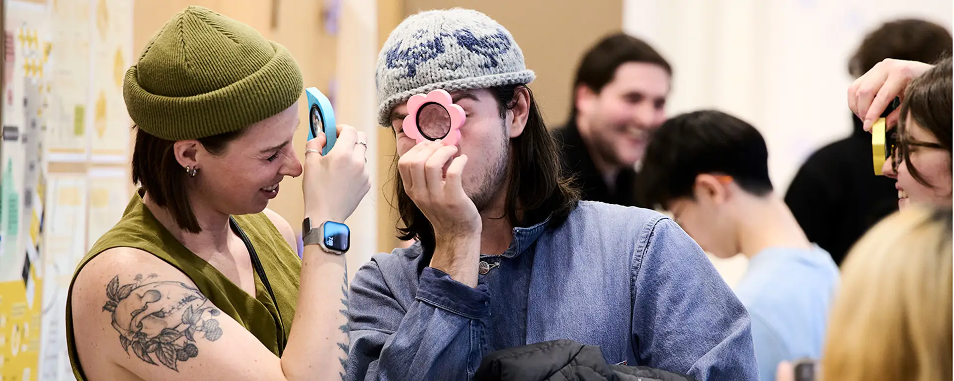 Design students at the annual design show