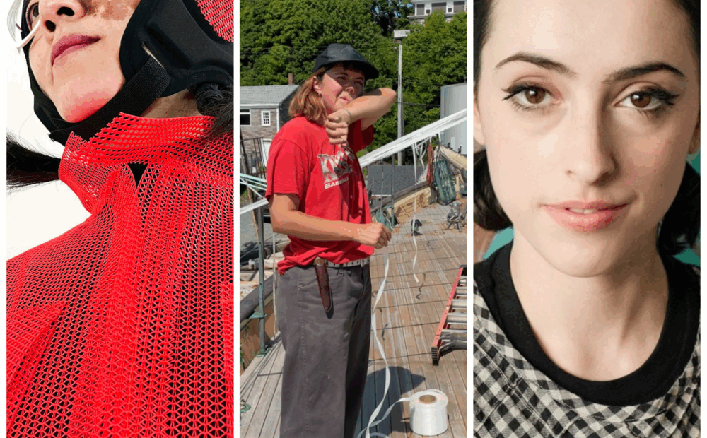 photo collage or artists Sonia Chow, Charlotte Little, and Maggie Sigrid Wilde