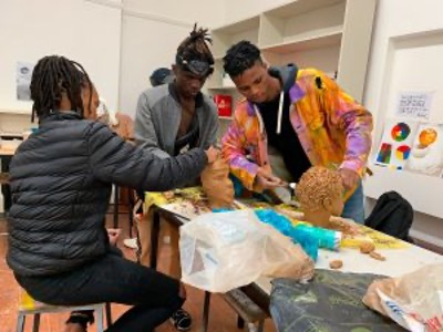 creative social ethics program in south africa classroom shots