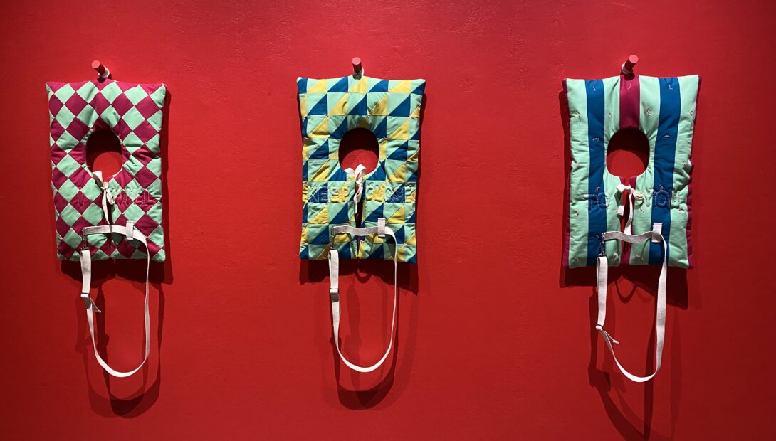 Exhibition photo of What A Sin, courtesy of St Mary's University Art Gallery.