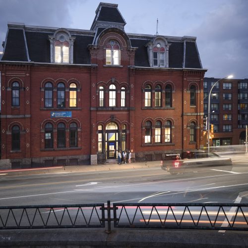 NSCAD Academy Campus, a historic red-brick building in downtown Halifax
